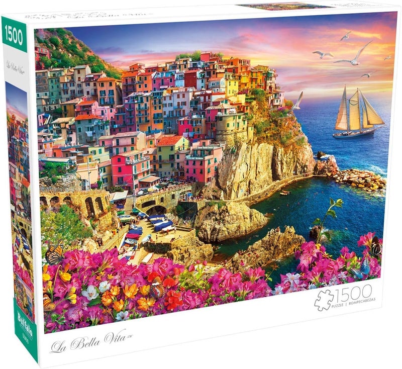 Buffalo Games - Eduard - La Bella Vita - 1500 Piece Jigsaw Puzzle for Adults -Challenging Puzzle Perfect for Game Nights - Finished Size is 38.50 x 26.50 - Image 1